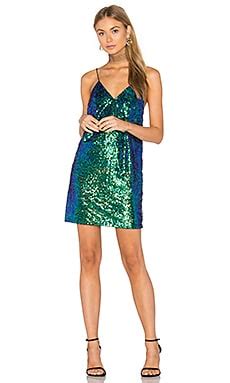 Motel Corsica Dress in Green Iridescent Sequin | REVOLVE