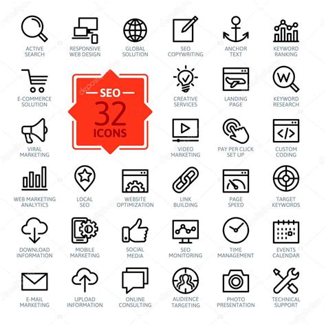 30+ Outstanding SEO Icon Sets for Designers – Creatisimo.net