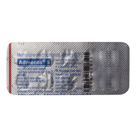 Buy Admenta 5 MG Tablet (10) Online at Flat 15% OFF | PharmEasy