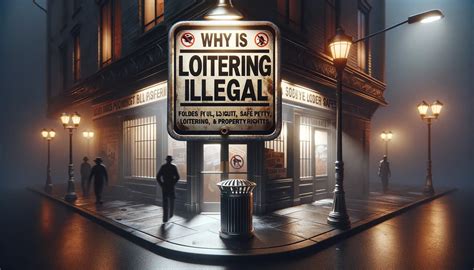 Why Is Loitering Illegal? Exploring Anti-Loitering Laws