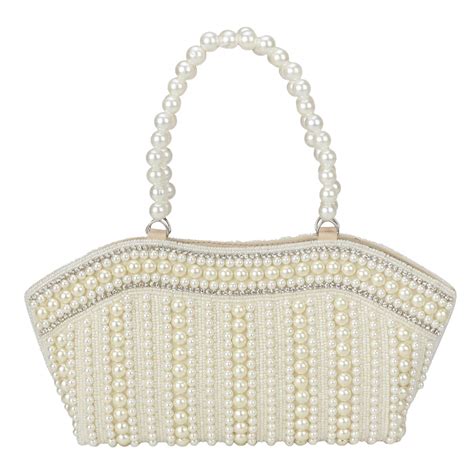 LONGING TO BUY Vanya Handicraft Collection Women's Pearl Clutch ...