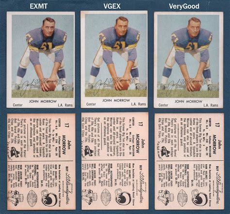 1959-1960 Bell Brand Rams football cards, Buy football Cards | Buy ...