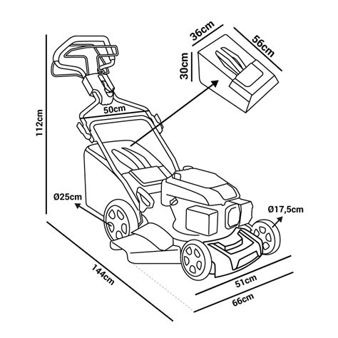 Tosaerba a scoppio 21" semovente 173cc 7.5cv raccolta 4 1  