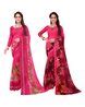 Buy Pink & Pink Sarees for Women by Florence Online | Ajio.com