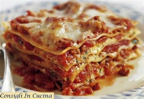 Consigli In Cucina: Ricetta Lasagne Al Forno Con Besciamella