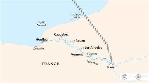 European Map Seine River