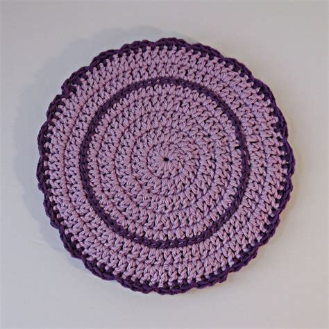 Image result for How to Crochet a Table Mat Using Threads