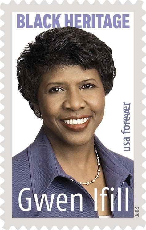 Journalist Gwen Ifill Honored With Black Heritage Forever Stamp : NPR