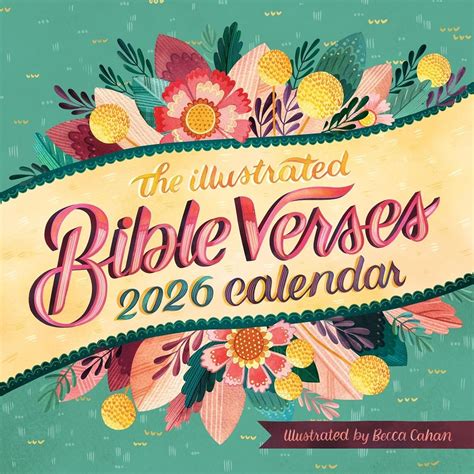 Illustrated Bible Verses Wall Calendar 2026: Amazon.co.uk: Brinton ...