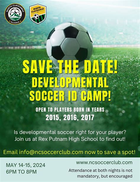 Development Soccer ID Camp, Rex Putnam High School, Milwaukie, 14 May ...
