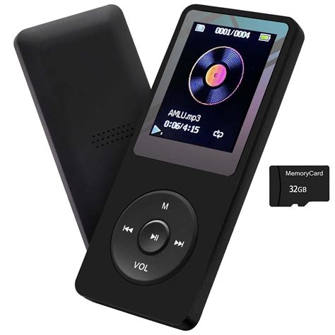 MP3 Player with Speaker Earphone Portable HiFi Lossless Sound