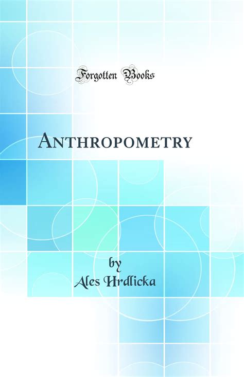 Buy Anthropometry (Classic Reprint) Book Online at Low Prices in India ...