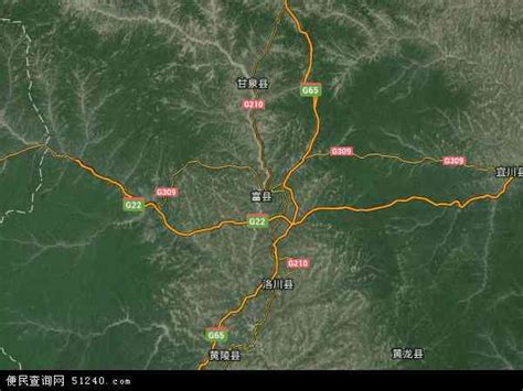 富县地图 - 富县卫星地图 - 富县高清航拍地图