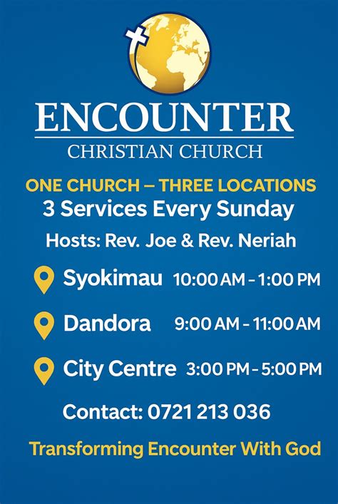 Encounter Christian church city centre Sunday service , Agriculture ...