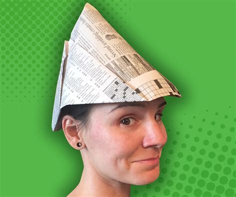 Image result for Newspaper Hat Tutorial