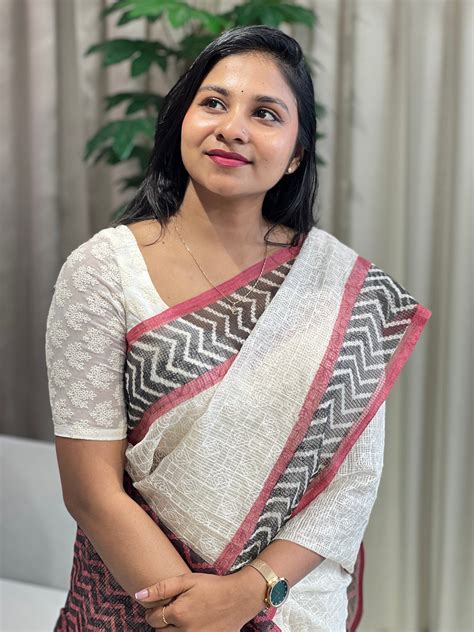 Printed Supernet Kota Saree | JSC132 – Aham Designer Boutique