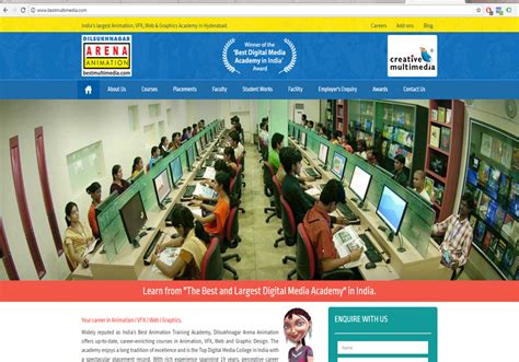 Sortfolio: Creative Multimedia Academy, Hyderabad