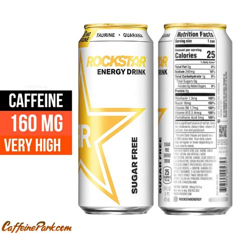 How much caffeine is in Rockstar Sugar Free?
