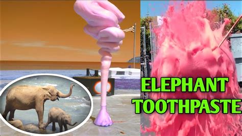 Big Elephant Toothpaste Explosion Ever 的图像结果