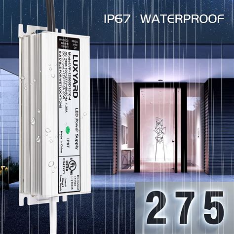 Buy UL Listed] LED Driver 12v 60W Waterproof IP67 Class 2 LED Power ...