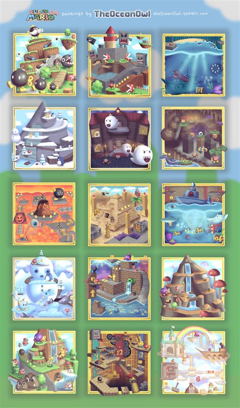 ArtStation - Super Mario 64 Paintings