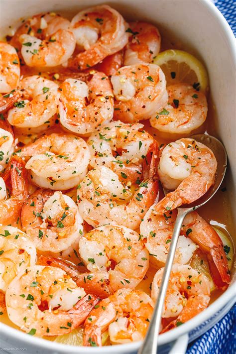 Baked Shrimp Recipe with Lemon Garlic Butter Sauce – Oven-Baked Shrimp ...