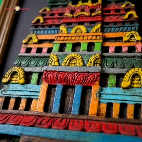 Temple Wall Decor | Handcarved Chettinad Wooden Hanging – Pretty Homes ...