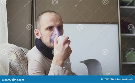 Image result for Using Inhaler and Mask