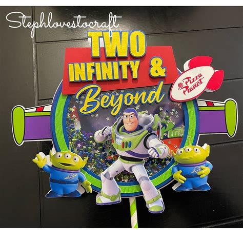 Two infinity and beyond light up cake topper | Cake toppers, Toy story ...