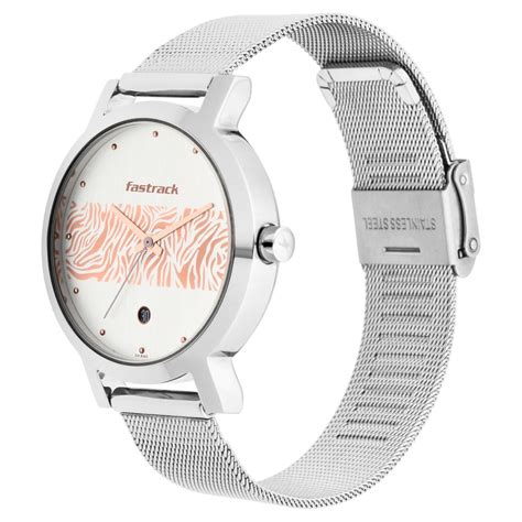 Buy Online Fastrack Animal Print Quartz Analog with Date Bicolour Dial ...