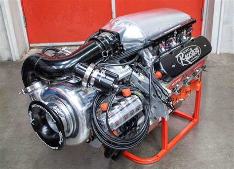 Hot Rod Engine Tech 1700 HP Procharged LSX Engine - Hot Rod Engine Tech Methanol Fuel, Bracket ...