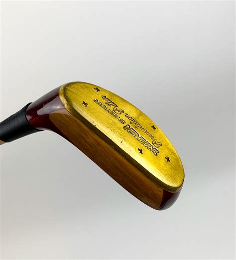 Very Rare Swilken St. Andrews Presentation Putter 35" Hickory Wood Golf ...