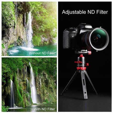 Buy K&F Concept (ND2-ND32 ND Filter & CPL) Variable Fader ND2-ND32 ND ...