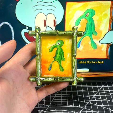 Bold and Brash Painting Fridge Magnet