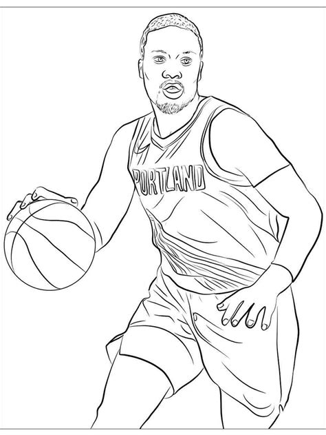 Image result for NBA Coloring Pages