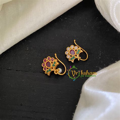 Premium Gold Nath / Nose pin -G9307 – vrikshamindia