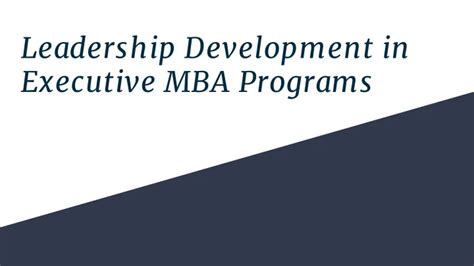 Image result for MBA Leadership Development Program