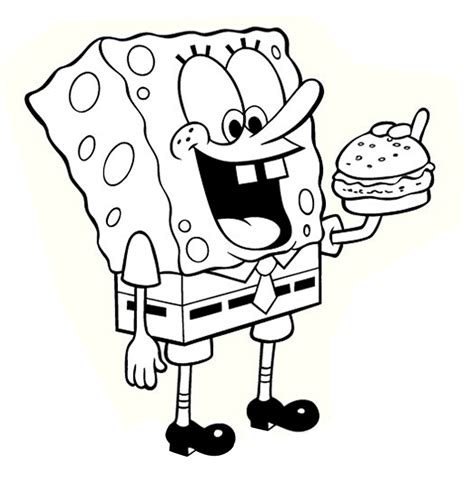 Coloring Pages: SpongeBob SquarePants Coloring Pages Free and Printable