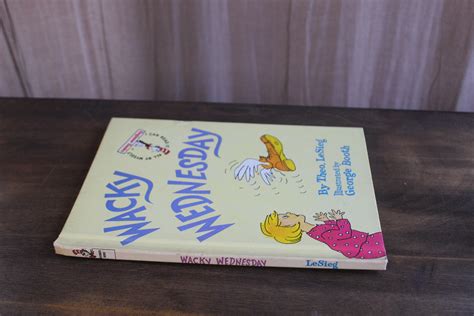 1974 Wacky Wednesday Theo Lesieg George Booth Dr. Seuss I Can Read All ...