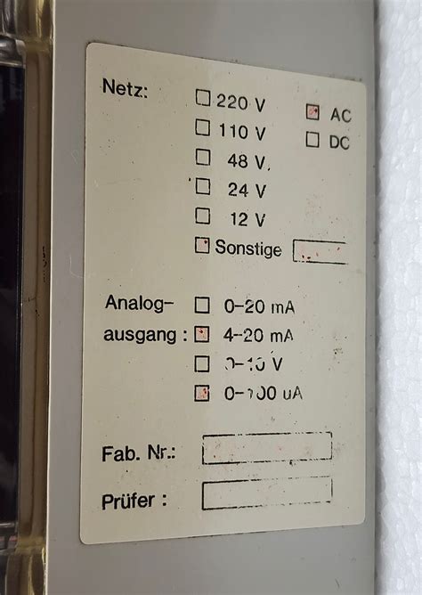 KSR KUBLER BF1-GL Level Control Unit BF 1 | Versatile Marine