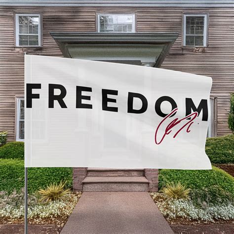 Charlie Kirk Freedom Signature Flag