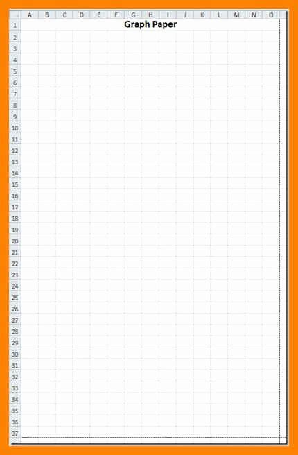 Graph Paper Template Excel Unique 10 Graph Paper Template Excel ...