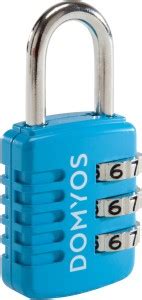 Domyos by Decathlon Combination Padlock - Blue Combination Lock - Buy ...