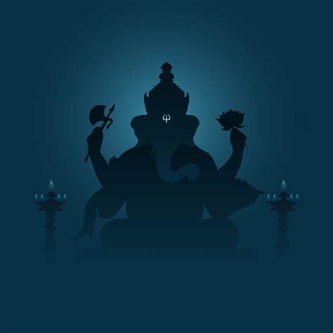 Buy Blue Ganesha Wallpaper for Home - Magic Decor