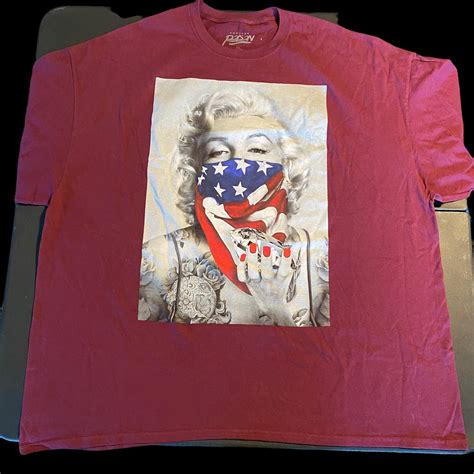 Marilyn Monroe Patriotic Flag Bandana & Diamond 3XL s… - Gem