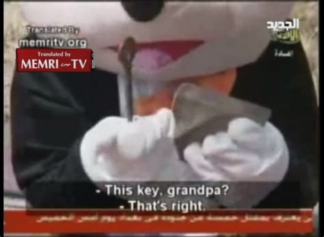 Lebanese TV Channel Shows MEMRI TV Clips, and Concludes: Hamas Mickey ...