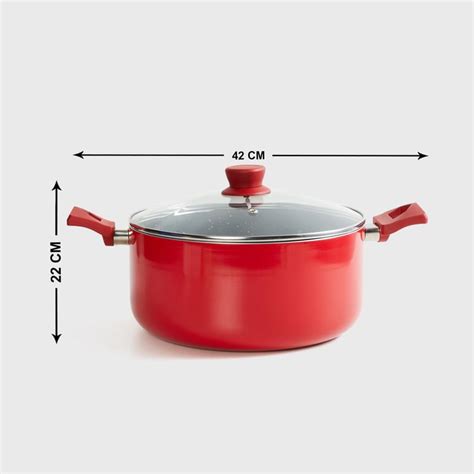 Buy Bentle Aluminium Non-Stick Biryani Pot with Lid - 32cm from Home ...