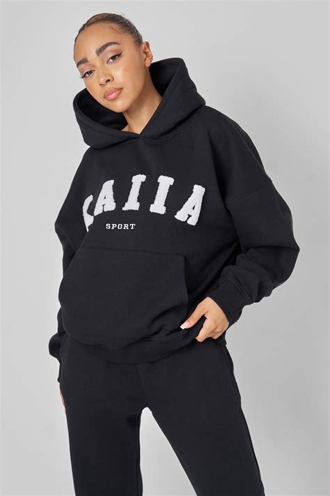 Kaiia Sport Oversized Hoodie Black | Kaiia