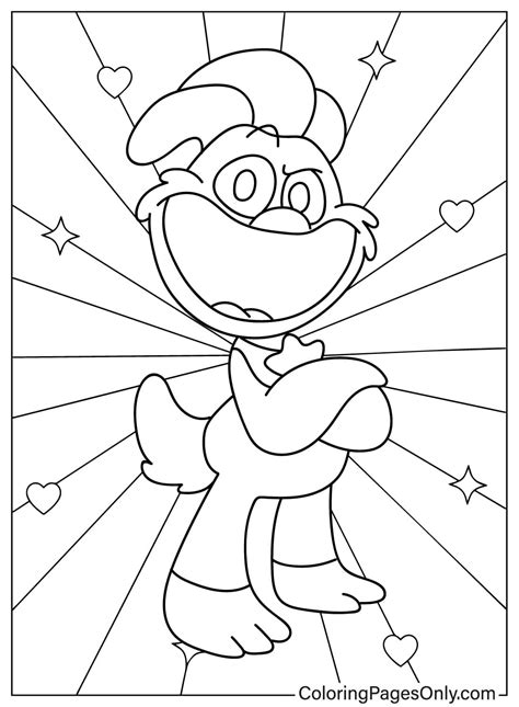Smiling Critters Coloring Pages - Molon Printable