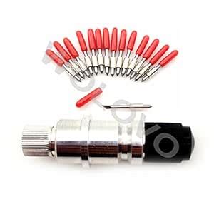 15pc Graphtec CB15 Silhouette Cameo Craftrobo 45 degree Cutting Plotter ...